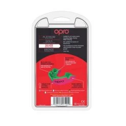 PROTECTION OPRO Mouth Guard Silver - Pink/Fl Green 7 PROTECTION OPRO Mouth Guard Silver - Pink/Fl Green