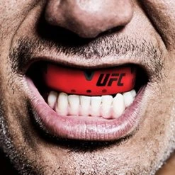 OPRO Mouthguard UFC Silver - Black/Red,