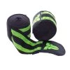 Fighter Black/Green Striped Polycotton Handwraps, BAND F GREEN