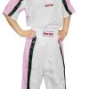 TopTen OFFERS Top Ten Mesh Uniform 1605 Model - White/pink/black, 1605-WH-P