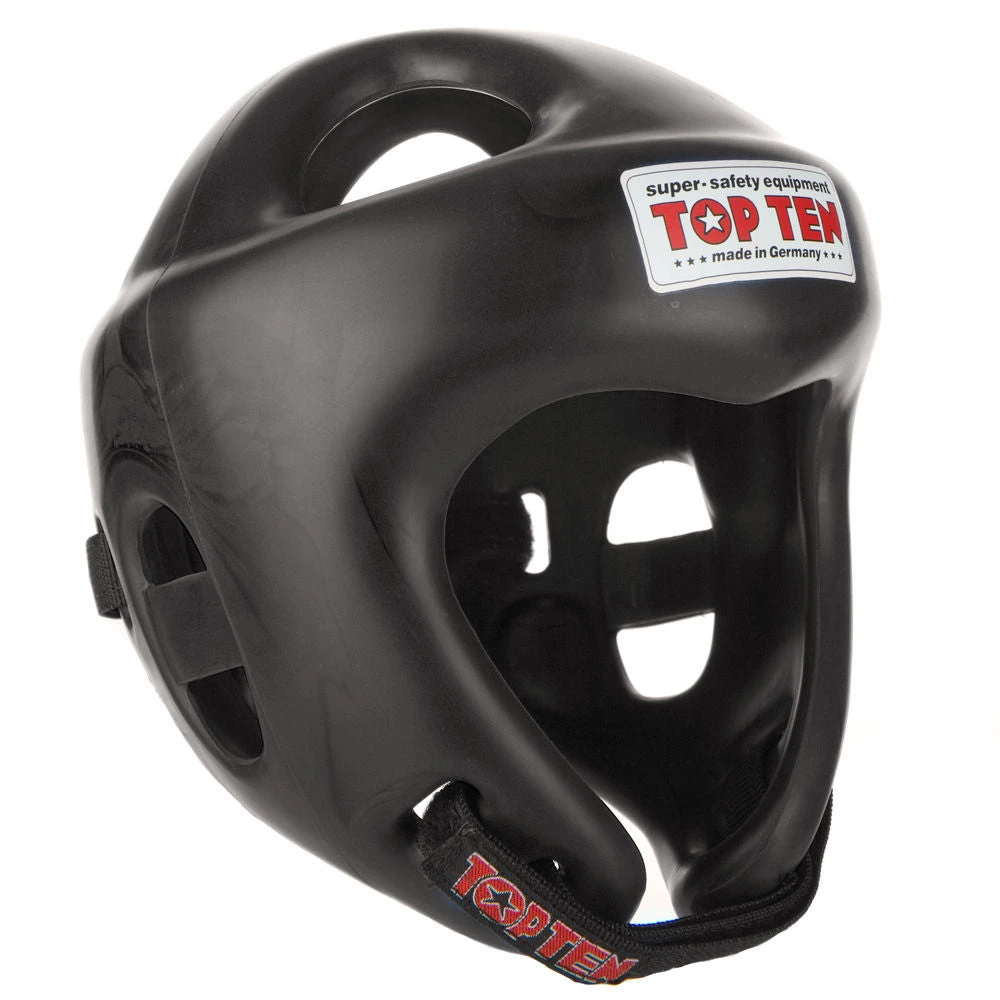 TopTen Top Ten Black Competition Fight Head Guard, 1061-BLK 3 TopTen Top Ten Black Competition Fight Head Guard, 1061-BLK