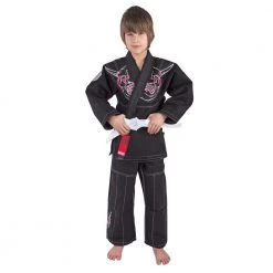 Fighter KIDS BJJ Gi Demon Uniform - Black, BJJB-01K OFFERS
