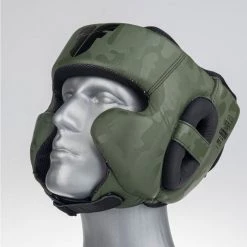Headguard Fighter Sparring Pro - Khaki/camo PROTECTION