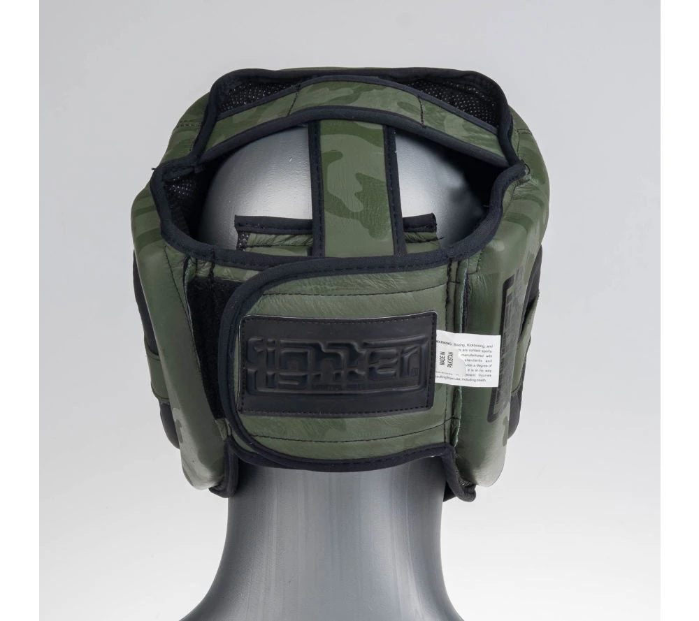 Headguard Fighter Sparring Pro - Khaki/camo PROTECTION 6 Headguard Fighter Sparring Pro - Khaki/camo PROTECTION