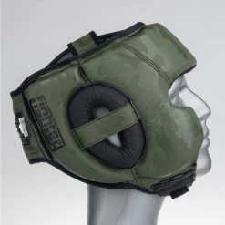 Headguard Fighter Sparring Pro - Khaki/camo PROTECTION 13 Headguard Fighter Sparring Pro - Khaki/camo PROTECTION