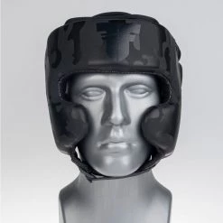PROTECTION Headguard Fighter Sparring Pro - Black/camo