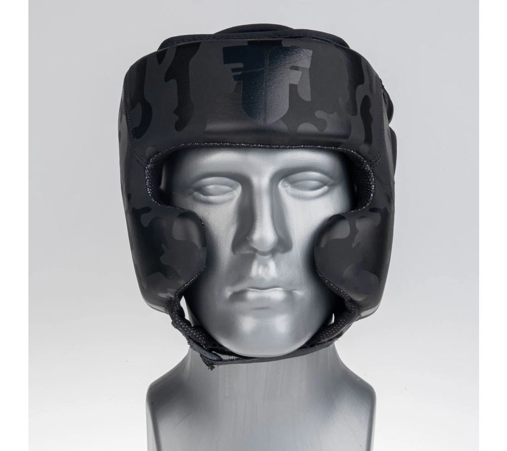 PROTECTION Headguard Fighter Sparring Pro - Black/camo 4 PROTECTION Headguard Fighter Sparring Pro - Black/camo