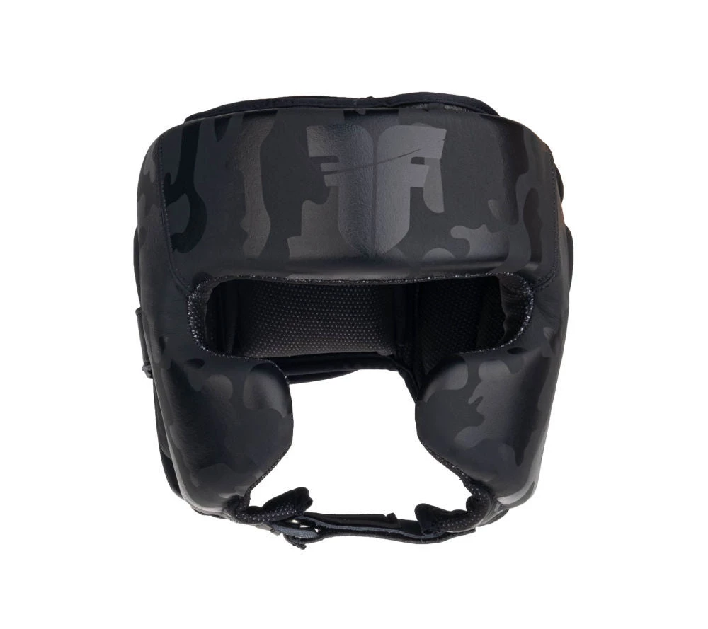 PROTECTION Headguard Fighter Sparring Pro - Black/camo 3 PROTECTION Headguard Fighter Sparring Pro - Black/camo