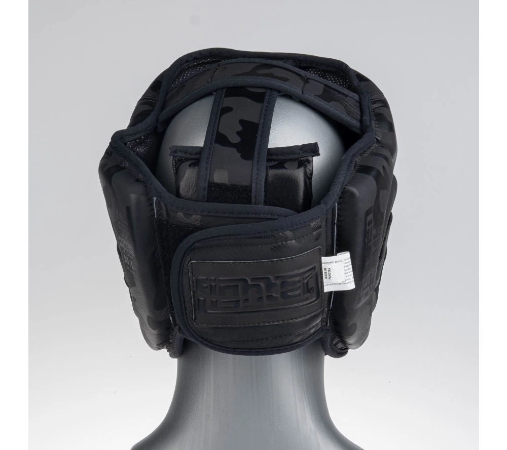 PROTECTION Headguard Fighter Sparring Pro - Black/camo 6 PROTECTION Headguard Fighter Sparring Pro - Black/camo