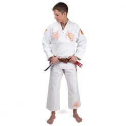 Fighter BJJ Gi Koi Uniform - White, BJJW-02 OFFERS