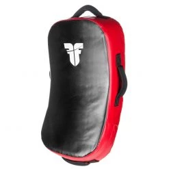 TRAINING Fighter Curved Kicking Shield - MULTI GRIP - Black/red, FKSH-02
