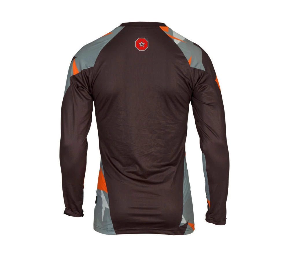 TopTen MMA Top Ten MMA Jungle Rashguard - Black/grey/neon Orange, 14121-93 5 TopTen MMA Top Ten MMA Jungle Rashguard - Black/grey/neon Orange, 14121-93