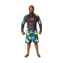 TopTen MMA Top Ten MMA Jungle Rashguard - Black/blue, 14121-96 OFFERS