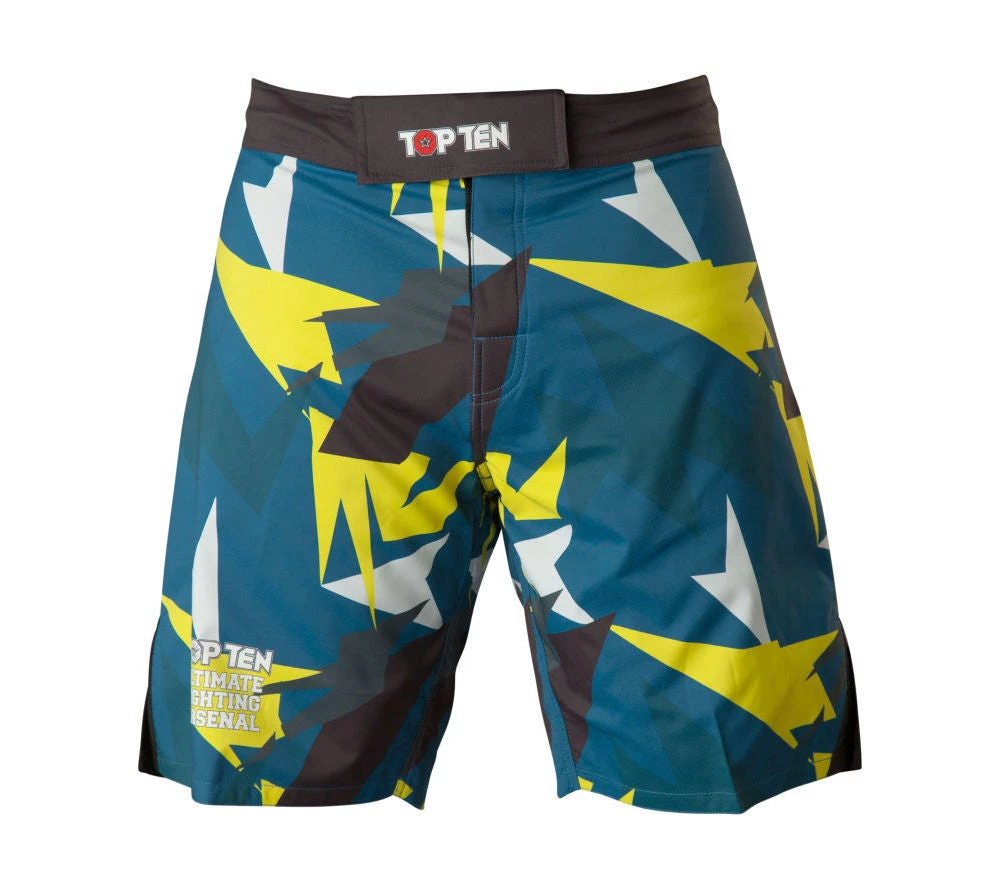 TopTen MMA Top Ten MMA Shorts Jungle - Blue/black/yellow, 18721-62 3 TopTen MMA Top Ten MMA Shorts Jungle - Blue/black/yellow, 18721-62