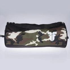 TRAINING Fighter Round Shoulder Bag - Black/camo, FSB-06