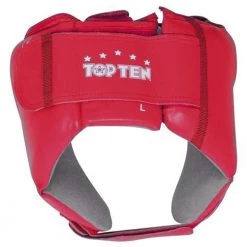 TopTen PROTECTION Top Ten Red AIBA Head Guard - Red, 4069-4