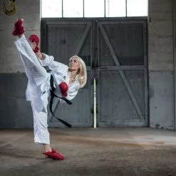 Hayashi WKF Foot And Shin Protection - Blue, 343-6 17 Hayashi WKF Foot And Shin Protection - Blue, 343-6