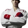 Hayashi WKF Karate-Gi CHAMPION FLEXZ - White/Red, 043-14