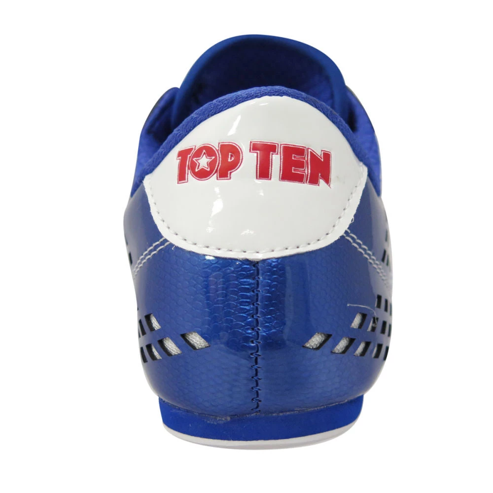 FOOTWEAR TopTen BUDO ITF Laceless White & Blue Lightweight Taekwon-Do Shoes, 543-16 6 FOOTWEAR TopTen BUDO ITF Laceless White & Blue Lightweight Taekwon-Do Shoes, 543-16