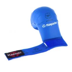 Hayashi WKF Open-Hand Karate Fist Protection Gloves - Blue, 237-4 14 Hayashi WKF Open-Hand Karate Fist Protection Gloves - Blue, 237-4