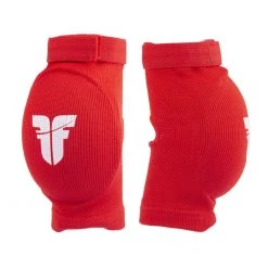 Fighter FF Elbow Guard Red Oval Cup Protector With Elastic Strap, FEG-01R PROTECTION