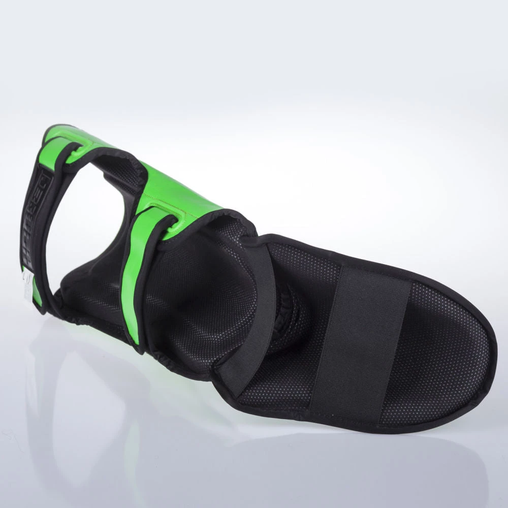 PROTECTION Fighter Shinguards Thai Ergo - Green/black, FSG-004GNB 7 PROTECTION Fighter Shinguards Thai Ergo - Green/black, FSG-004GNB