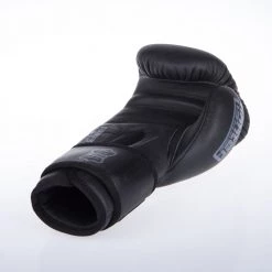 Fighter SIAM Boxing Gloves - Black/grey, FBG-003B