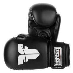 PU Basic Fighter Gloves - Black, 1376APUBLK