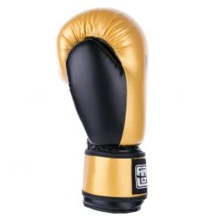 PU Basic Fighter Gloves - Gold/black, 1376APUGL