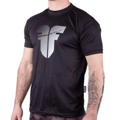 APPAREL Fighter Training T-Shirt - Black/white, FTSC-01