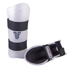PROTECTION Shin Guard Fighter Ergo - White, FSG-001W