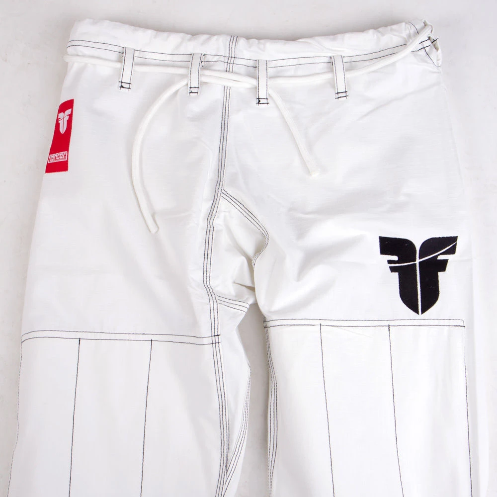 Fighter BJJ Gi Pearl Weave Uniform - White, BJJBW-08 UNIFORMS 7 Fighter BJJ Gi Pearl Weave Uniform - White, BJJBW-08 UNIFORMS