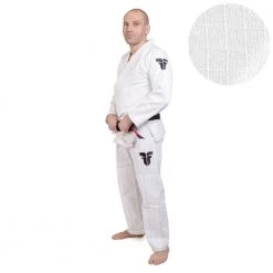 Fighter BJJ Gi Ripstop Uniform - White, BJJBW-05 UNIFORMS