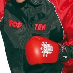 TopTen Top Ten Team Warm Up Suit - Black/red, 0725S