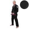 Fighter BJJ Gi Ripstop Uniform - Black, BJJBL-06 1 Fighter BJJ Gi Ripstop Uniform - Black, BJJBL-06