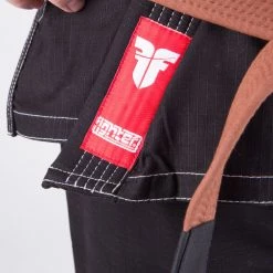 Fighter BJJ Gi Ripstop Uniform - Black, BJJBL-06