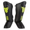 PROTECTION Fighter Shinguards Thai Classic - Black/neon Yellow, JE1573BNY 2 PROTECTION Fighter Shinguards Thai Classic - Black/neon Yellow, JE1573BNY
