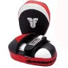 OFFERS Fighter Medium Focus Mitts Leather - Black/white/red, FFMS-01