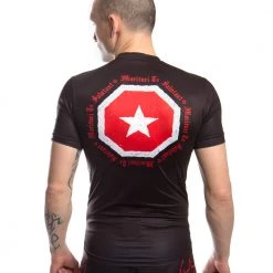 TopTen MMA TOP TEN Rashguard Morituri Te Salutant - Black/red, 1418-9