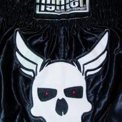Fighter Thai Trunks Skull - Black/white, F003 OFFERS