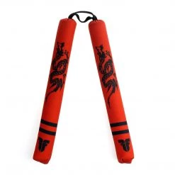 Fighter Soft Dragon Nunchaku - Red