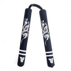Fighter Soft Dragon Nunchaku - Black/white