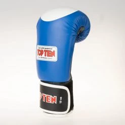 TopTen Top Ten Official WAKO Competition Kickboxing Gloves - Blue