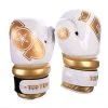 TopTen TOP TEN Glossy White/Gold Pointfighter Open-Hand Gloves, 21656-6