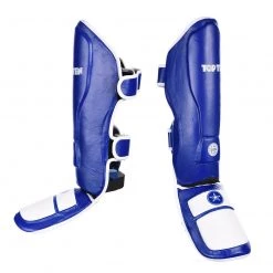 TopTen Shin And Instep Guard “Lowkick” WAKO - Blue 10 TopTen Shin And Instep Guard “Lowkick” WAKO - Blue