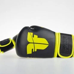 Fighter Boxing Gloves SPEED - Black/yellow 25 Fighter Boxing Gloves SPEED - Black/yellow