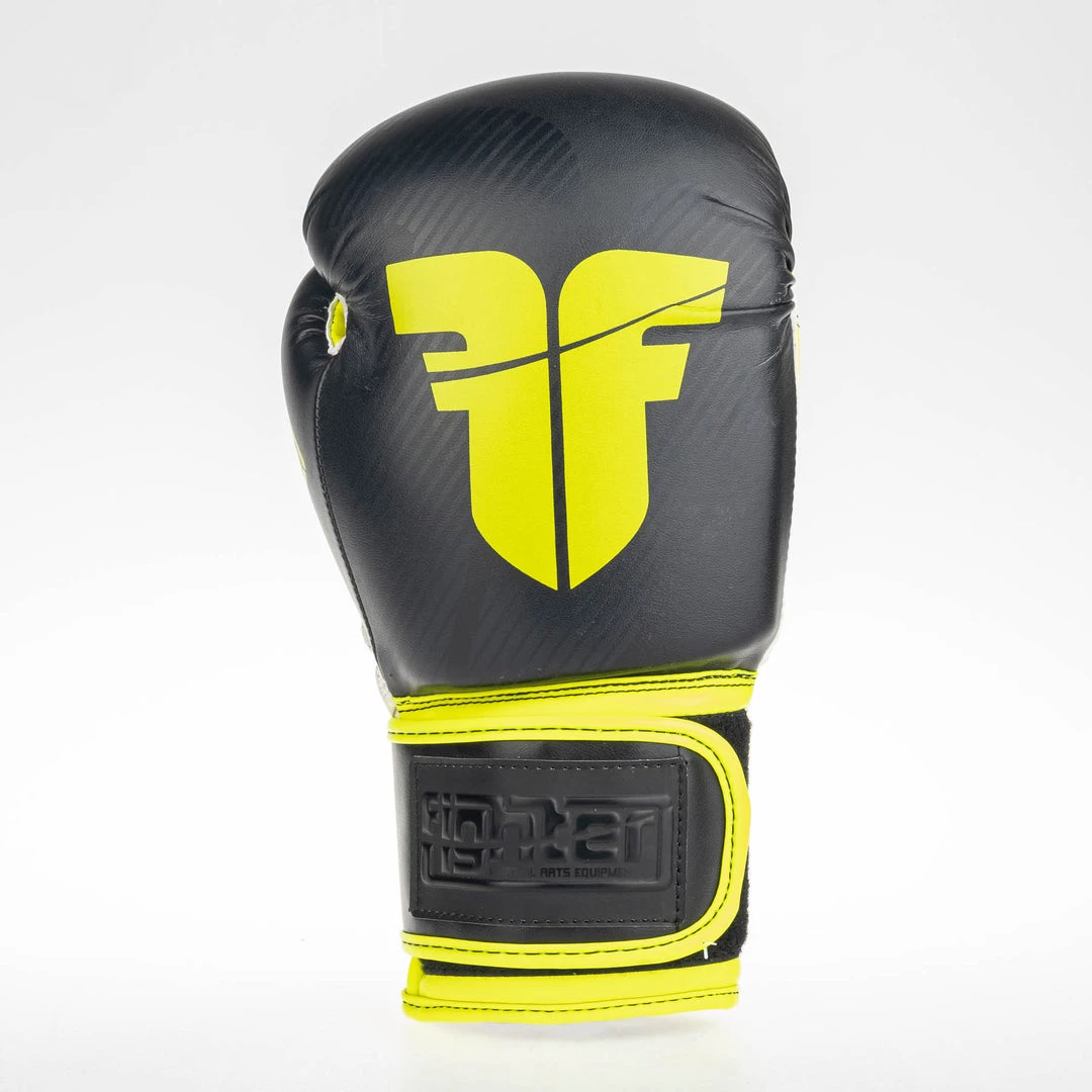 Fighter Boxing Gloves SPEED - Black/yellow 9 Fighter Boxing Gloves SPEED - Black/yellow
