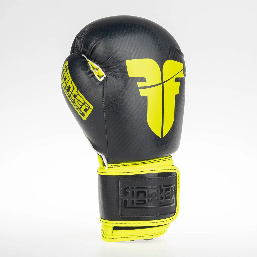 Fighter Boxing Gloves SPEED - Black/yellow 4 Fighter Boxing Gloves SPEED - Black/yellow