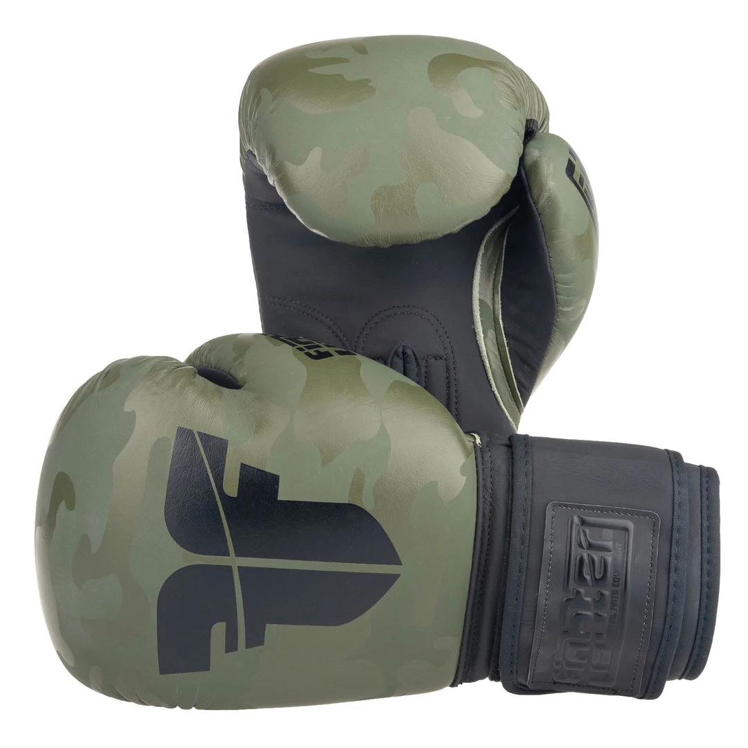 Fighter Boxing Gloves SIAM - Khaki/camo, FBG-003CKH 3 Fighter Boxing Gloves SIAM - Khaki/camo, FBG-003CKH