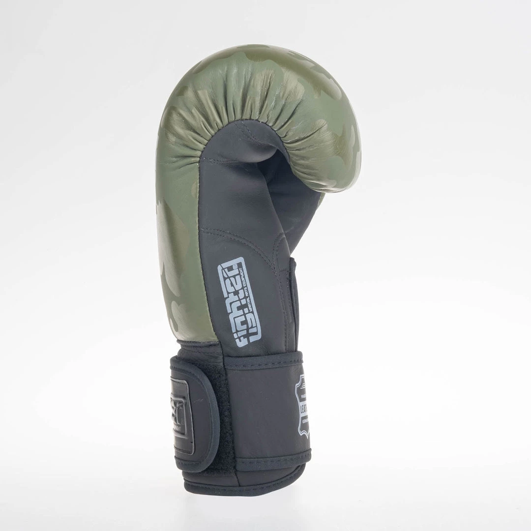Fighter Boxing Gloves SIAM - Khaki/camo, FBG-003CKH 10 Fighter Boxing Gloves SIAM - Khaki/camo, FBG-003CKH